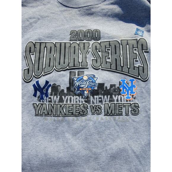Subway Series 2000 Champion NY Yankees & NY Mets Sweatshirt Size XL - Picture 5 of 6